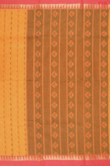 Marigold Yellow Kovai Cotton Saree