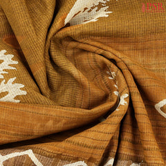 Dark Mustard Yellow Kota Saree