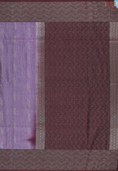 Heather Purple Jute Art Silk Saree