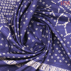 Indigo Semi Tussar Saree