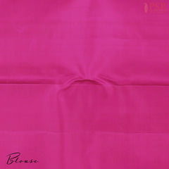 Cerulean Blue Kanchipuram Jacquard Silk Saree