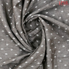 Fossil Grey Assam Saree