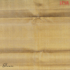 Matte Taupe Kanchipuram Tissue Silk Saree