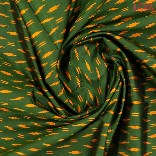 Dark Green Pochampally Silk Saree