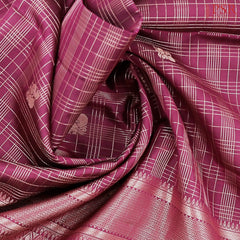 Burgundy Fancy Kanchipuram Silk Saree
