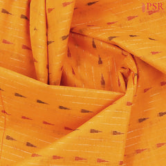 Marigold Yellow Kovai Cotton Saree