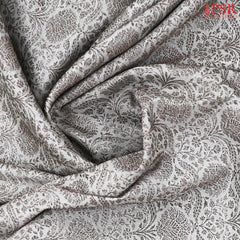 Winter White Summer Silk Saree