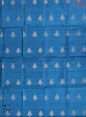 Peacock Blue Silk Dress Material