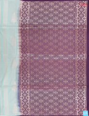 Powder Blue Soft Art Silk Saree