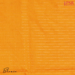 Marigold Yellow Kovai Cotton Saree