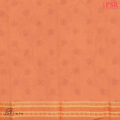 Mellow Yellow Printed Cotton Saree