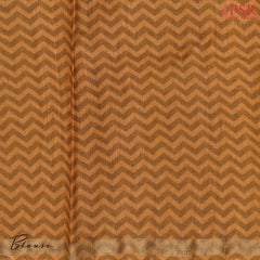 Shades Of Orange Kadhi Tussar Silk Saree