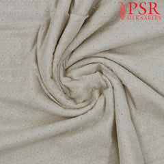 Off White Hacoba Embroidery Running Material