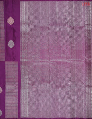 Magenta Purple Kanchipuram Silk Saree