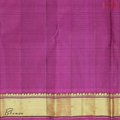 Dark Moss Green Kanchipuram Silk Saree