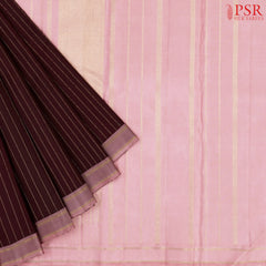 Brown Kanchipuram Silk Saree