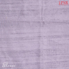 Lavender Semi Tussar Embroidery Saree