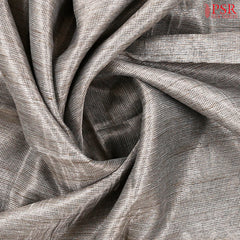 Dark Grey Tissue Embroidery Saree