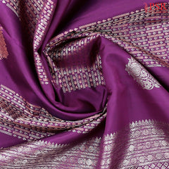 Magenta Purple Kanchipuram Silk Saree