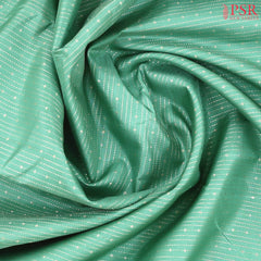 Aqua Pearl Kanchipuram Silk Saree