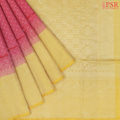 Punch Pink Soft Silk Saree