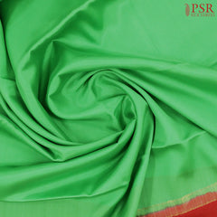 Parrot Green Mysore Silk Saree
