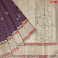 Sangria Purple Kanchipuram Silk Saree