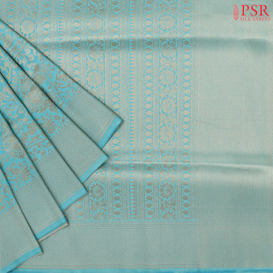 Light Blue Summer Silk Saree