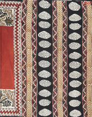Antique Red Modal Silk Saree