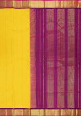Mambhazam Yellow Kanchipuram Silk Saree