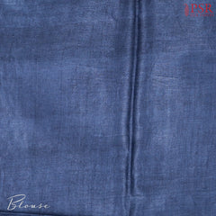 Teal Blue Kadhi Tussar Silk Saree