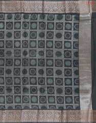 Phthalo Green Chanderi Silk Cotton Saree