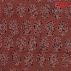 Maroon Hacoba Embroidery Running Material