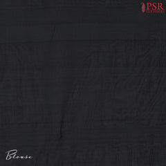 Off White & Black Kanchi Cotton Saree