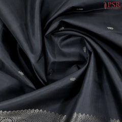Black Kanchipuram Silk Saree