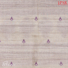 Orchid Purple Ghicha Tassar Saree