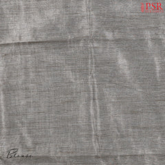 Dark Grey Tissue Embroidery Saree