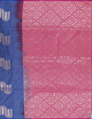 Yale Blue Soft Art Silk Saree