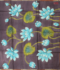 Purple Mauve Kadhi Tussar Silk Saree