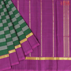 Dark Green Arani Silk Saree
