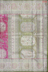 Pink Kanchipuram Jacquard Tissue Silk Saree