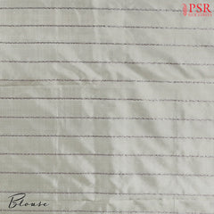 Fossil Grey Banaras Katan Silk Saree