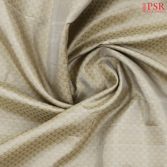 Parchment Beige Kanchipuram Silk Saree