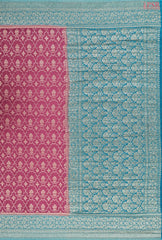 Mulberry Pink Georgette Saree