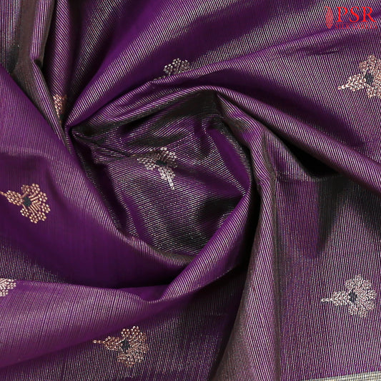 Sangria Purple Kanchipuram Silk Saree