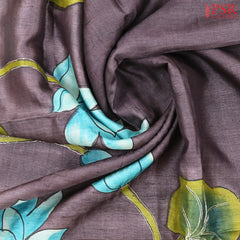 Purple Mauve Kadhi Tussar Silk Saree