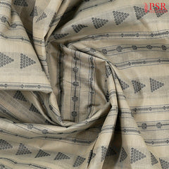 Olive Grey Kovai Cotton Saree