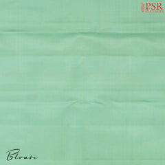 Pastel Green Kanchipuram Jacquard Silk Saree