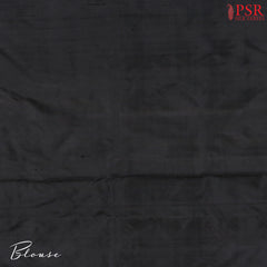 Daisy White Pochampally Silk Saree