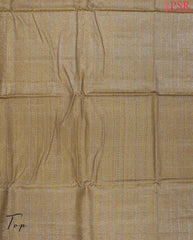 Mustard Yellow Tassar Dress Material